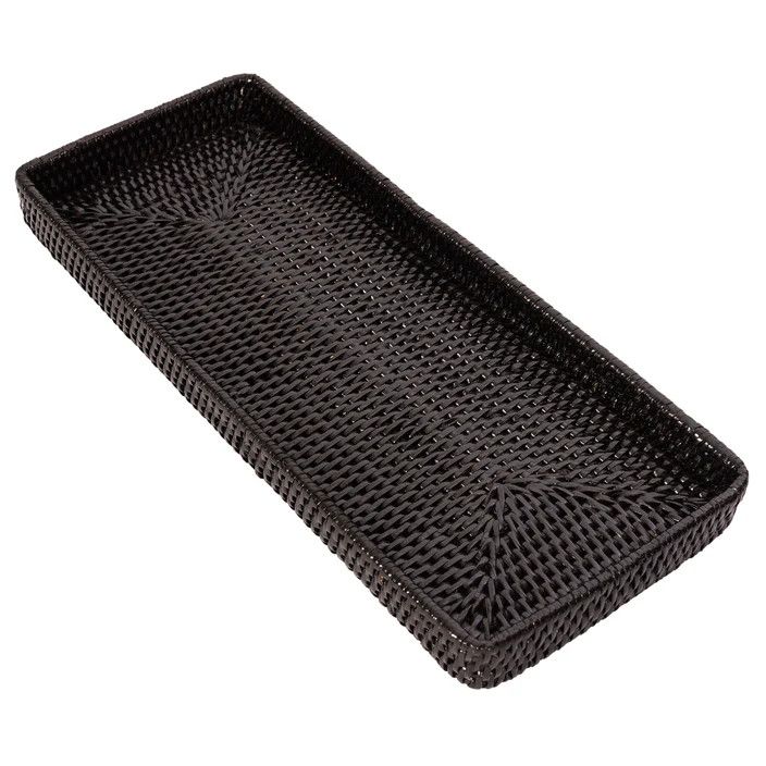 Rect Vanity Tray-, Color: Black