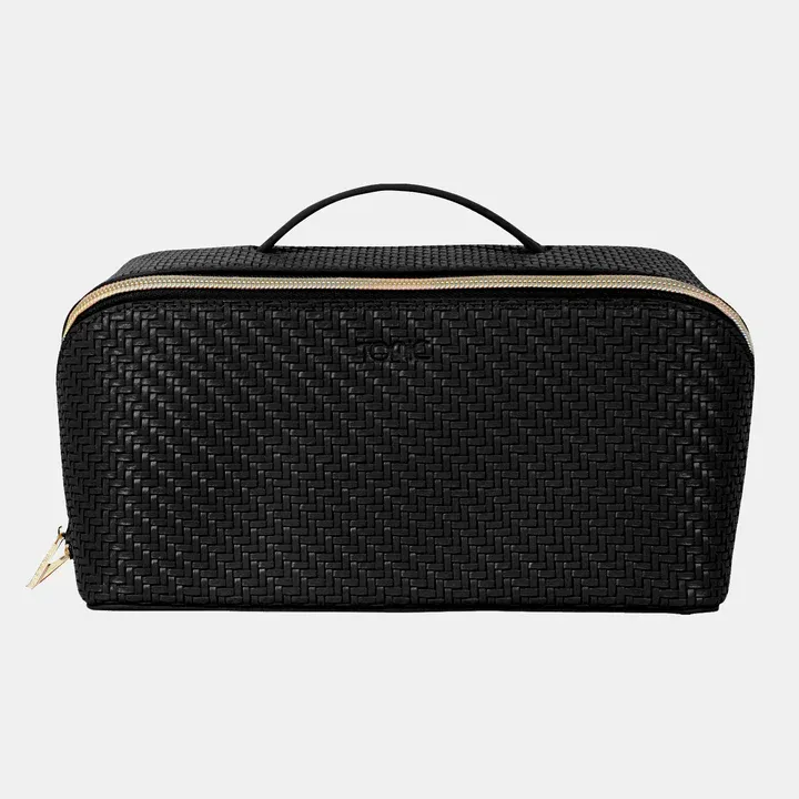 Herringbone Beauty Bag Lg Licorice