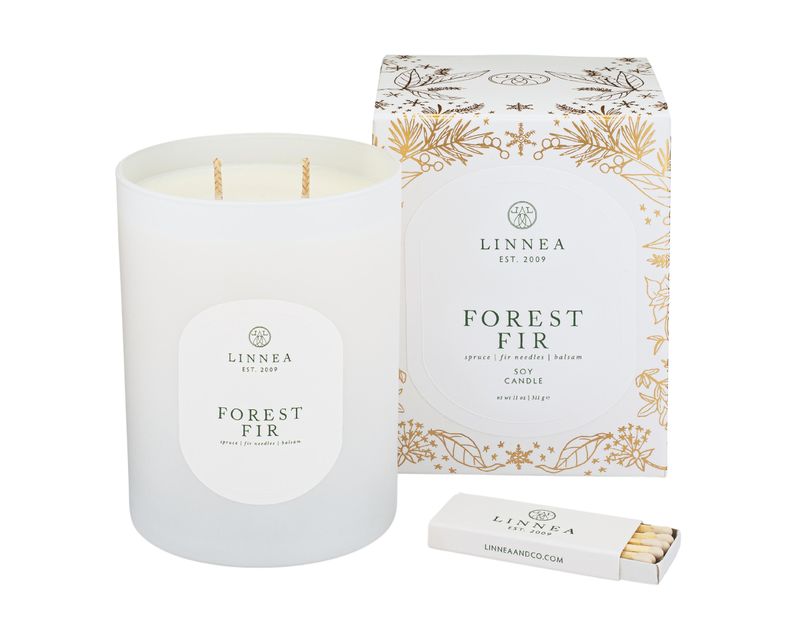 Linnea&#39;s Lights Candle - FOREST FIR