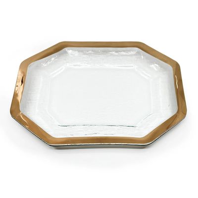 Roman Antique - Steak Platter Med. -Gold