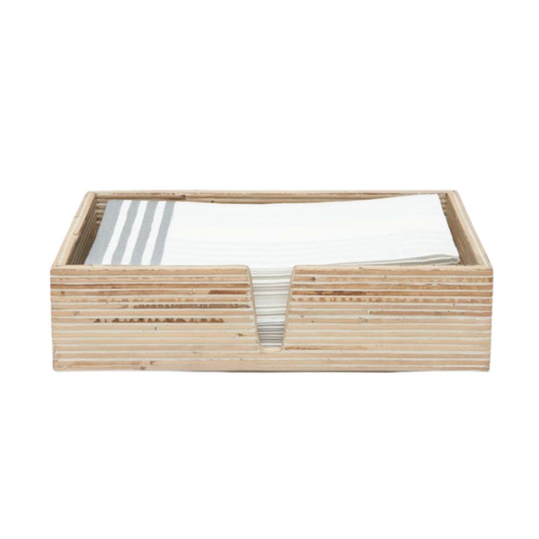 Kona Bleached Hand Towel Tray