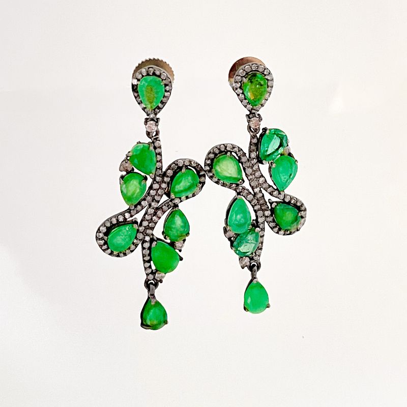 Emerald Abstract Drop