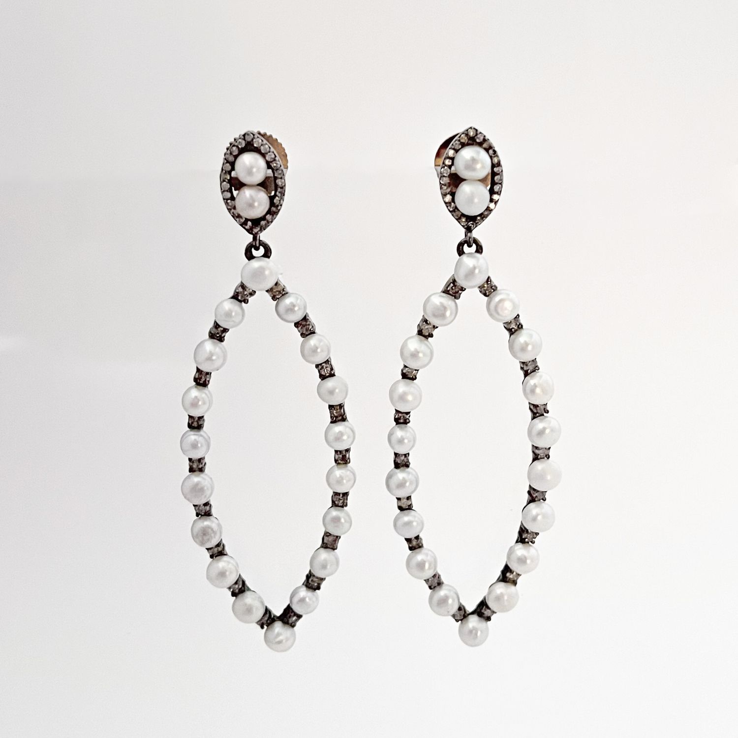 Pearl Marquis Earrings