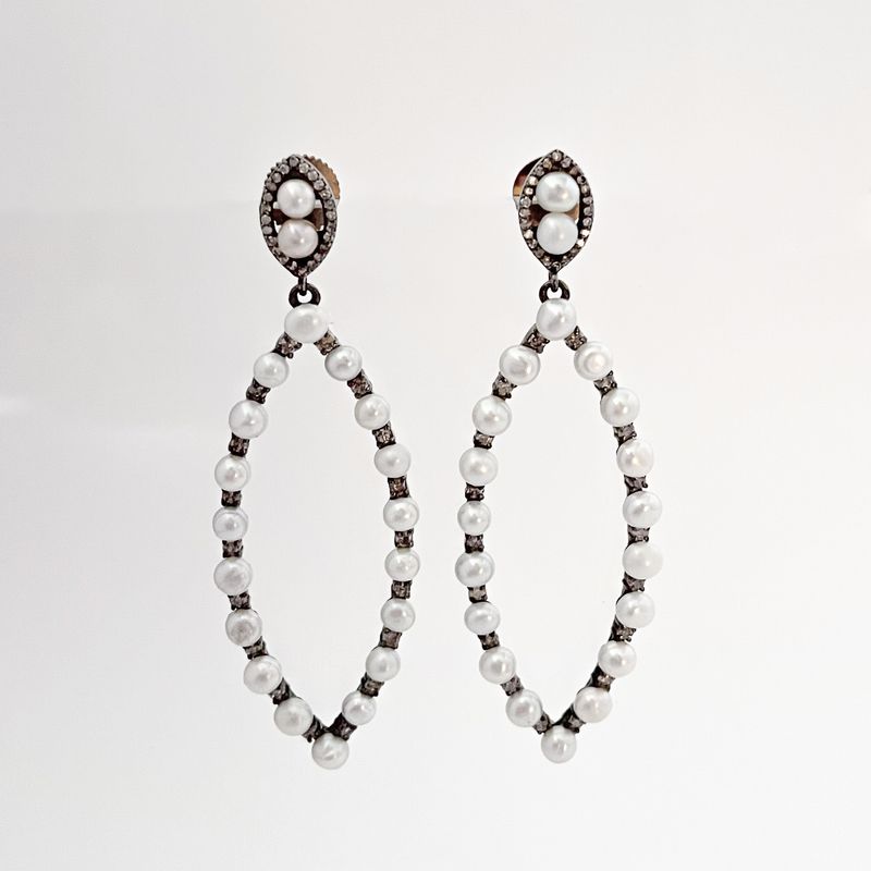 Pearl Marquis Earrings