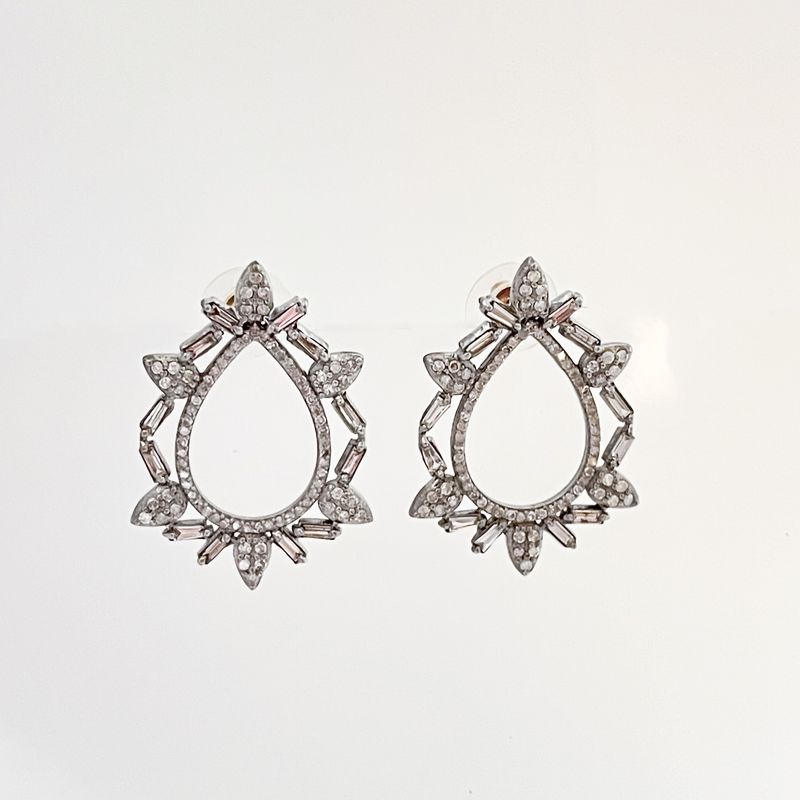 Diamond Shield Earrings