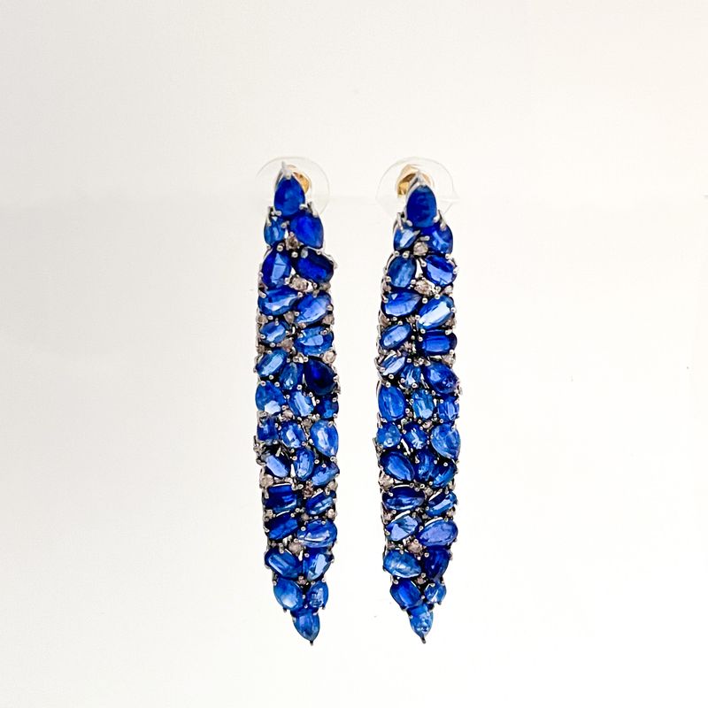 Long Pave Kyanite Marquis