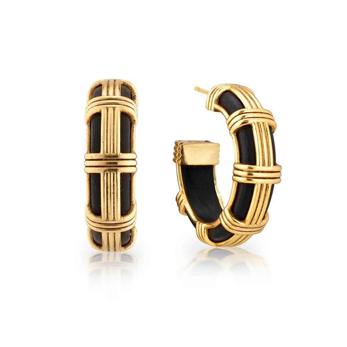 Gaia Cage Hoop Earrings