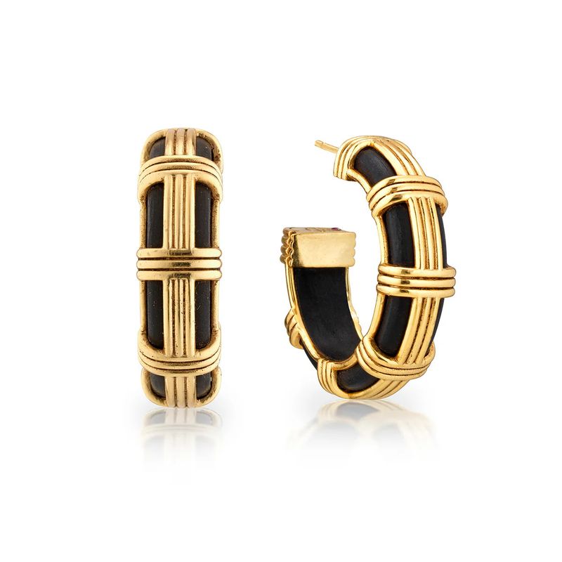 Gaia Cage Hoop Earrings