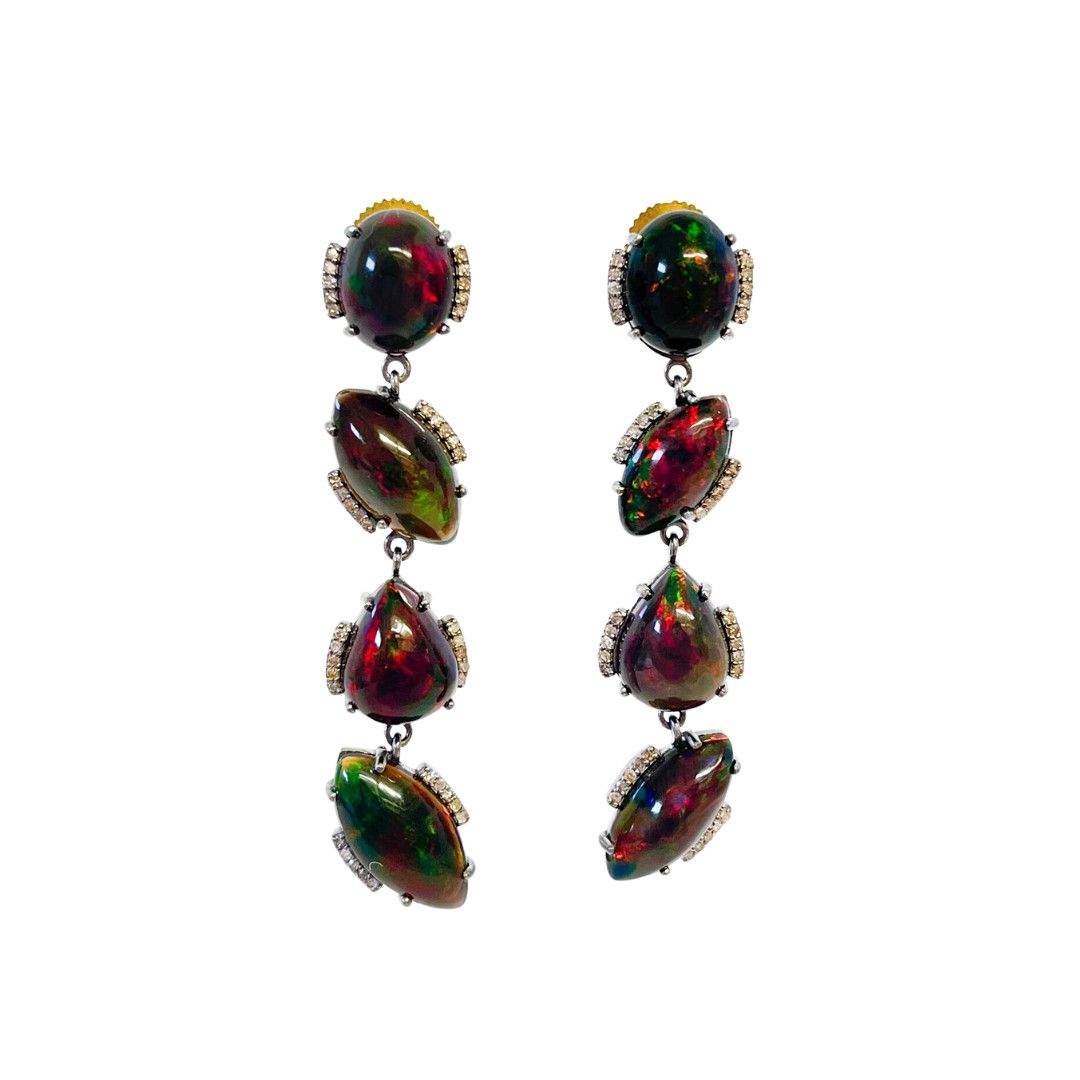 Black Opal Multi Shape Drops
