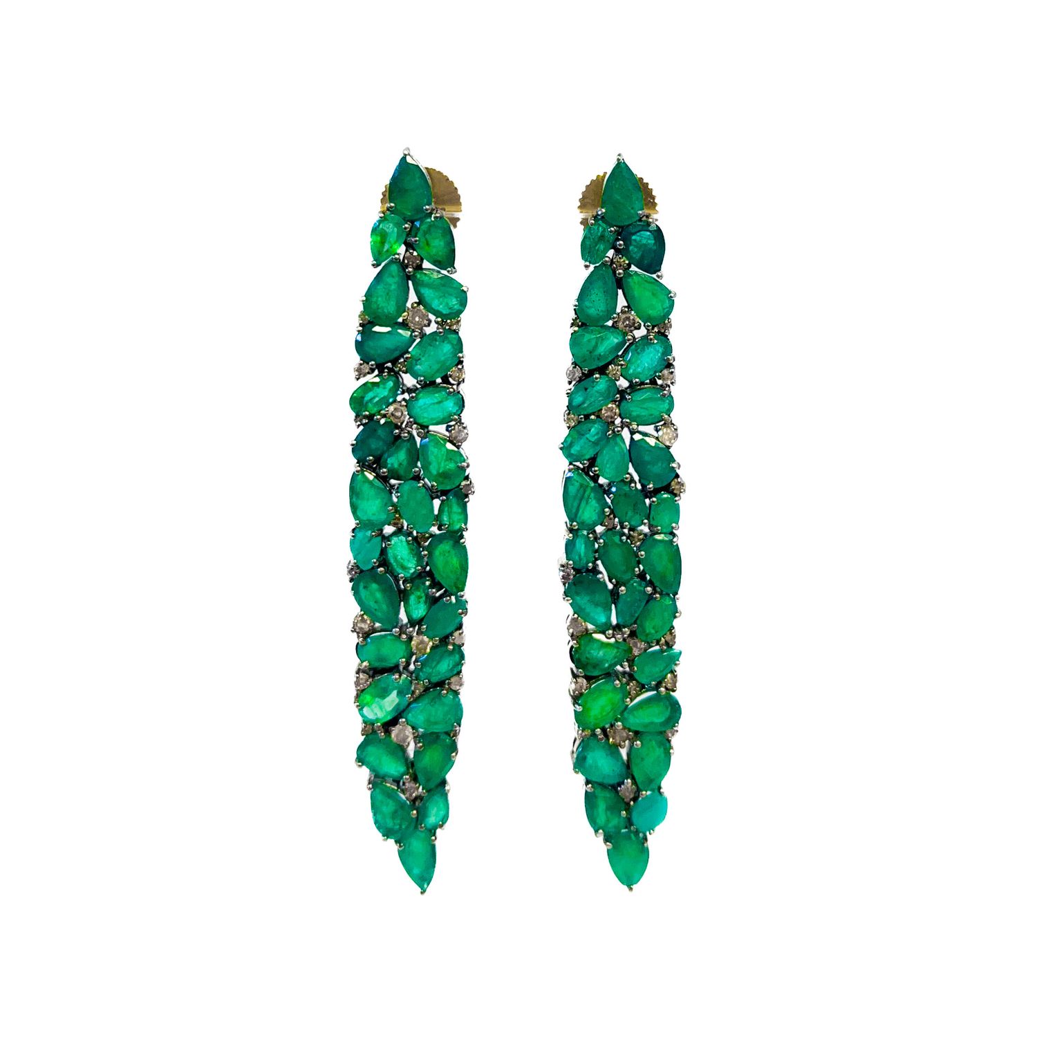 Long Emerald Solid Marquis