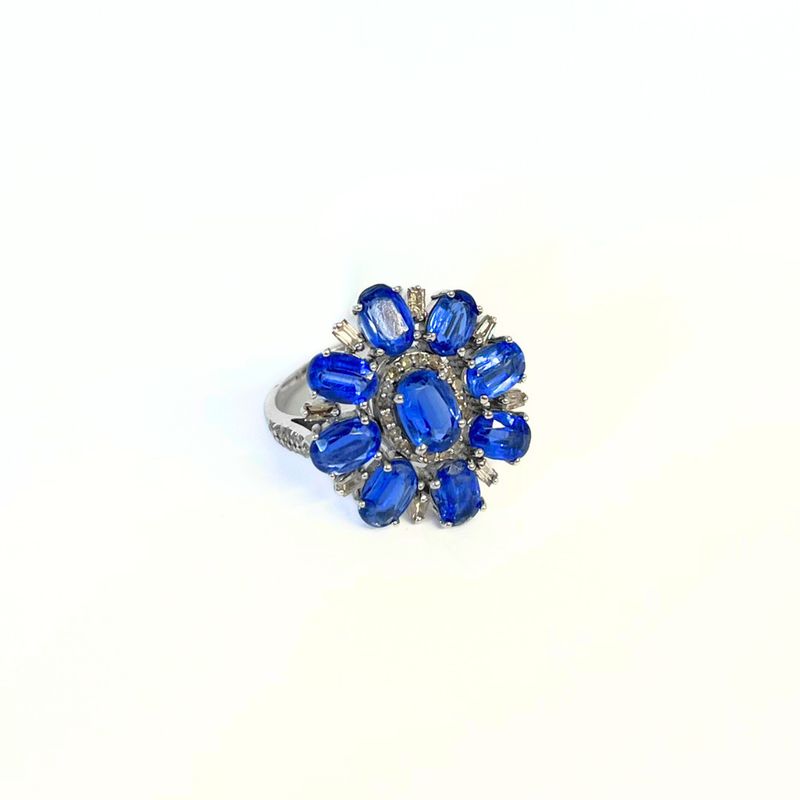 Ring- Kyanite Flower
