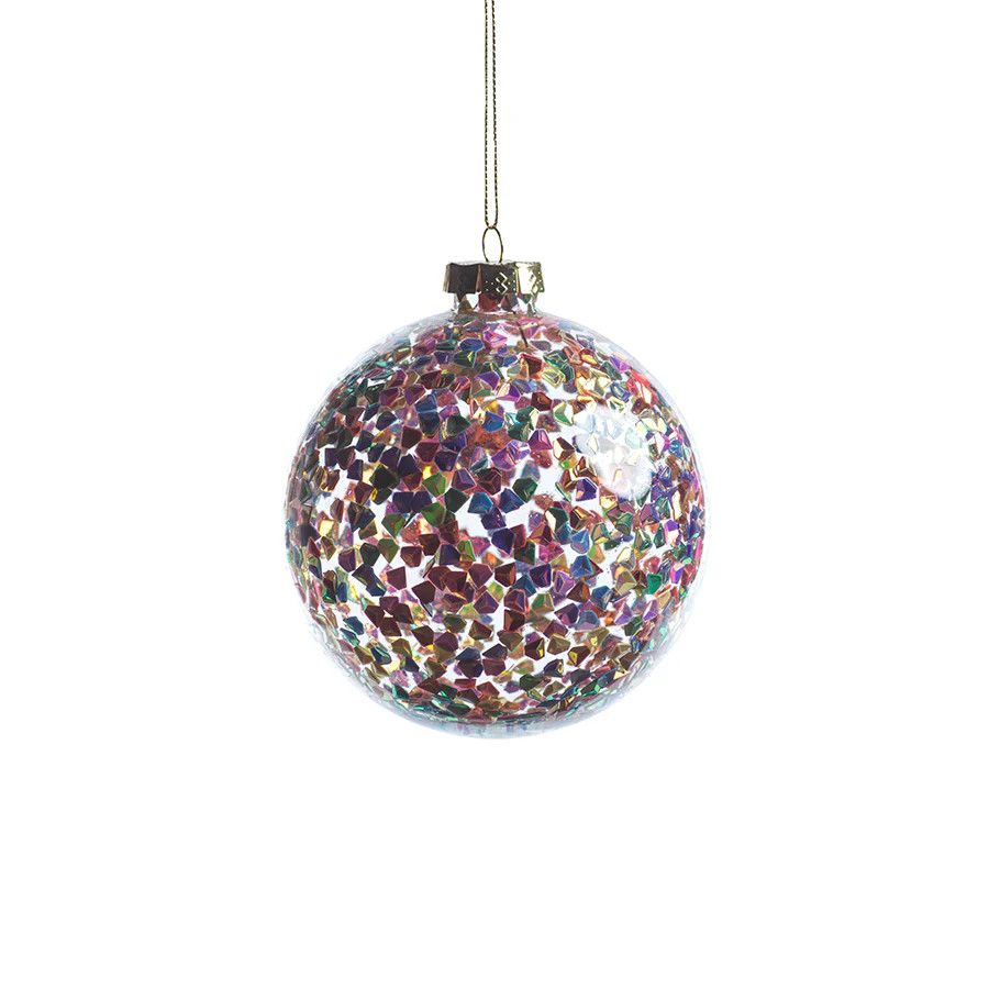 Multicolor Sequin Ornament 4&quot;