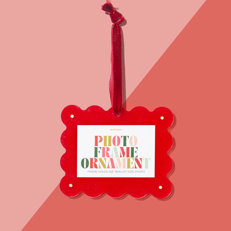 Scallop Frame Ornament-