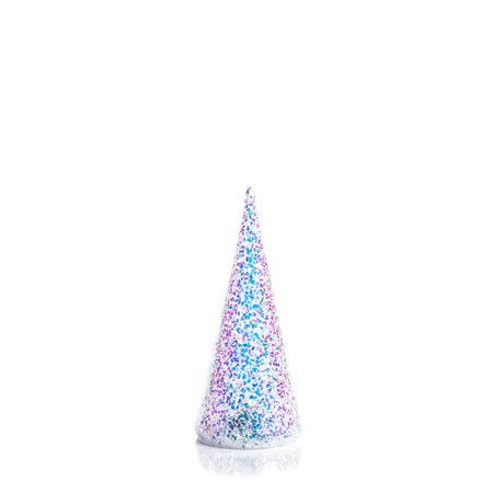 LED White Sequin Tree 8&quot;