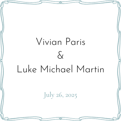 Vivian Paris &amp; Luke Michael Martin