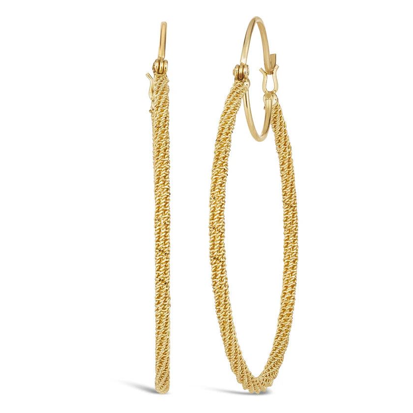 Earrings- Stardust Hoops- Large 18kg