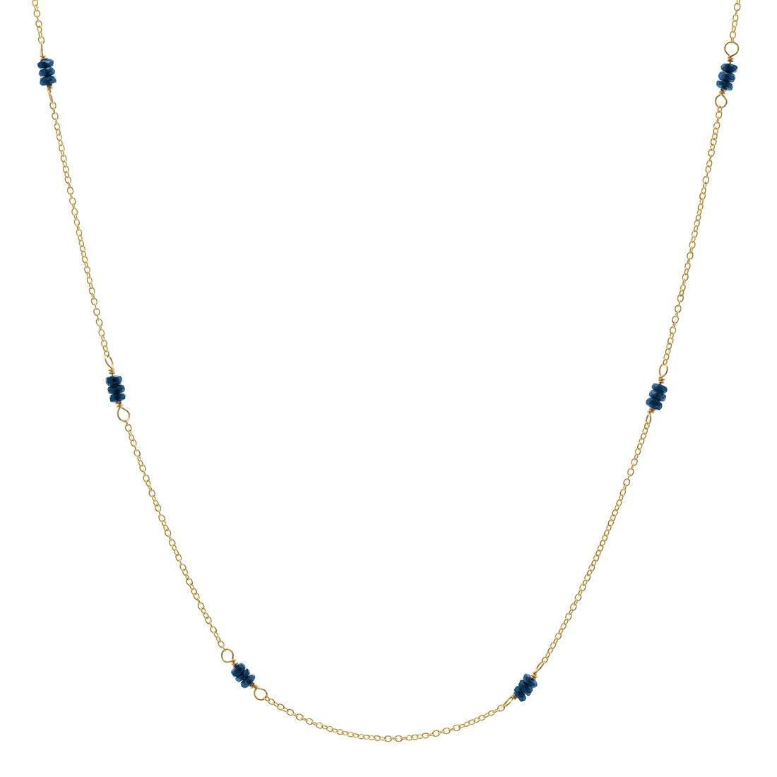 Necklace- Luna Sapphire Station
