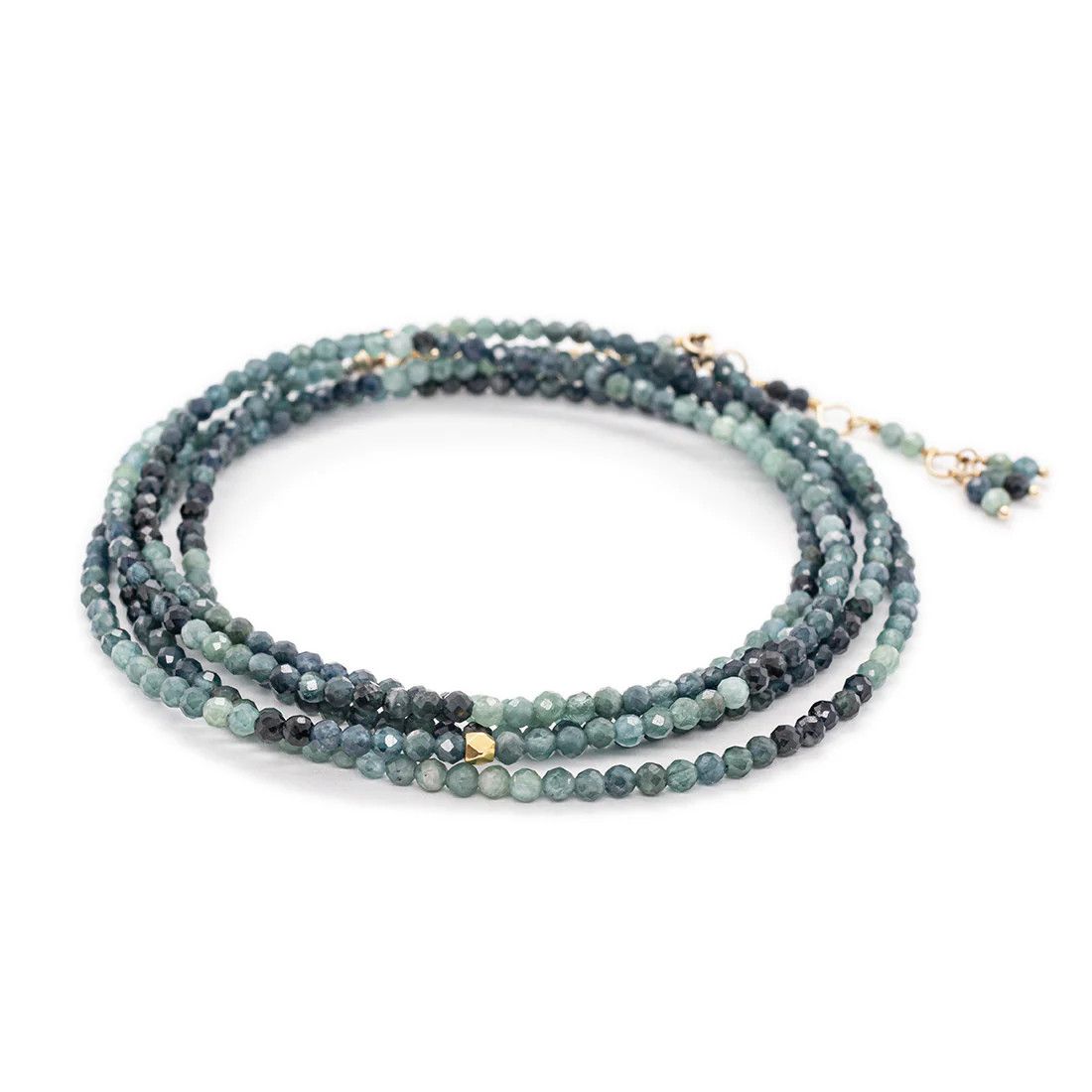 Wrap- Blue Tourmaline Confetti