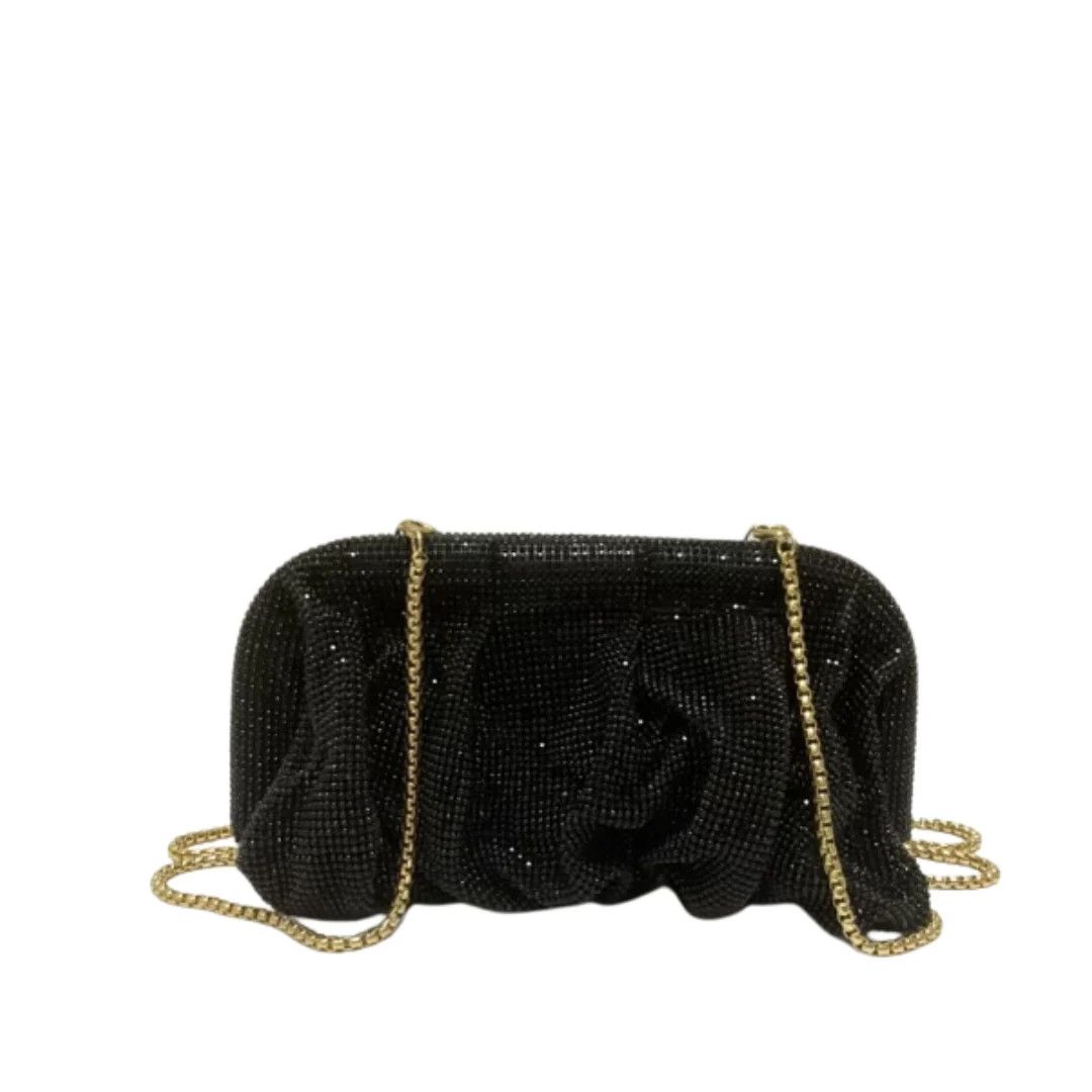 Camila Clutch, Color: Black