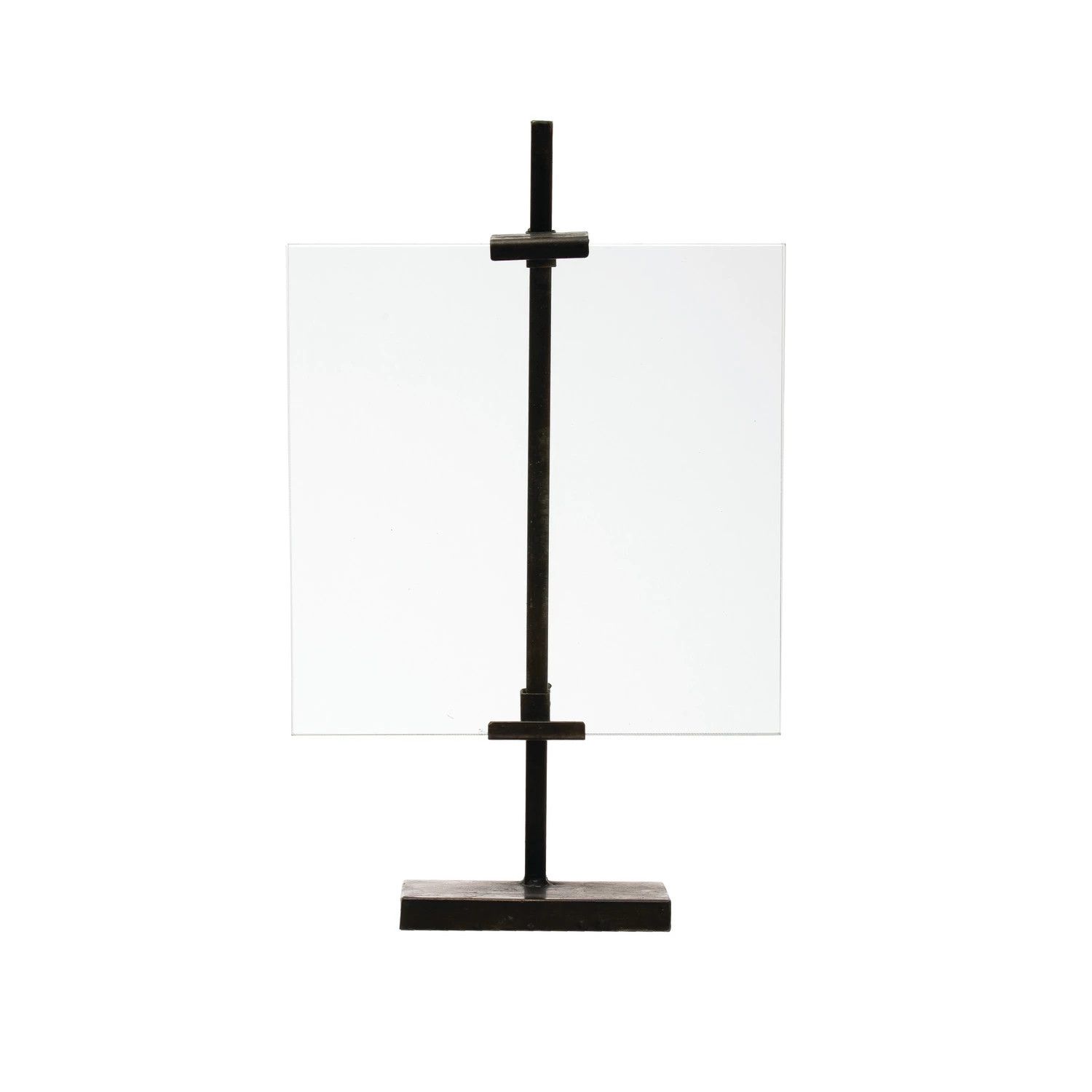 Metal &amp; Glass Frame w. Stand