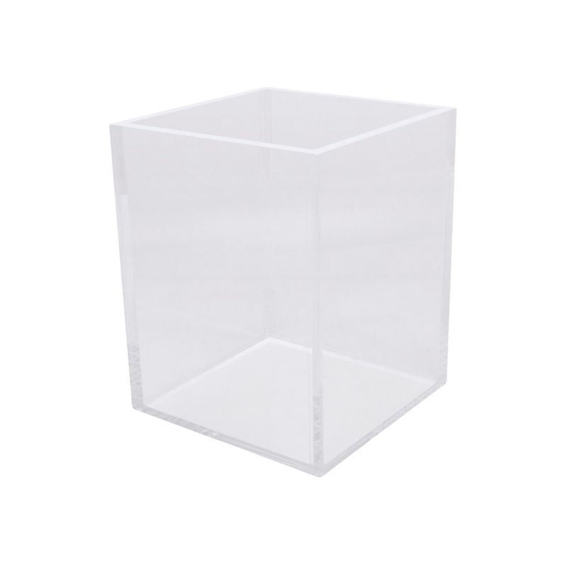 Lucite Trash Can