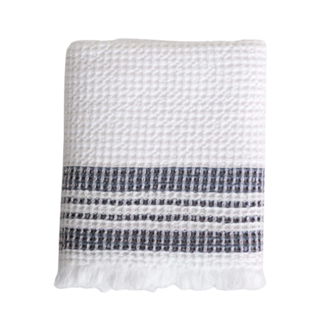 Belgian Waffle Bath Towel- Ink