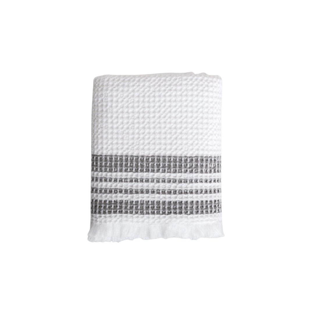 Belgian  Waffle Hand Towel- Ash