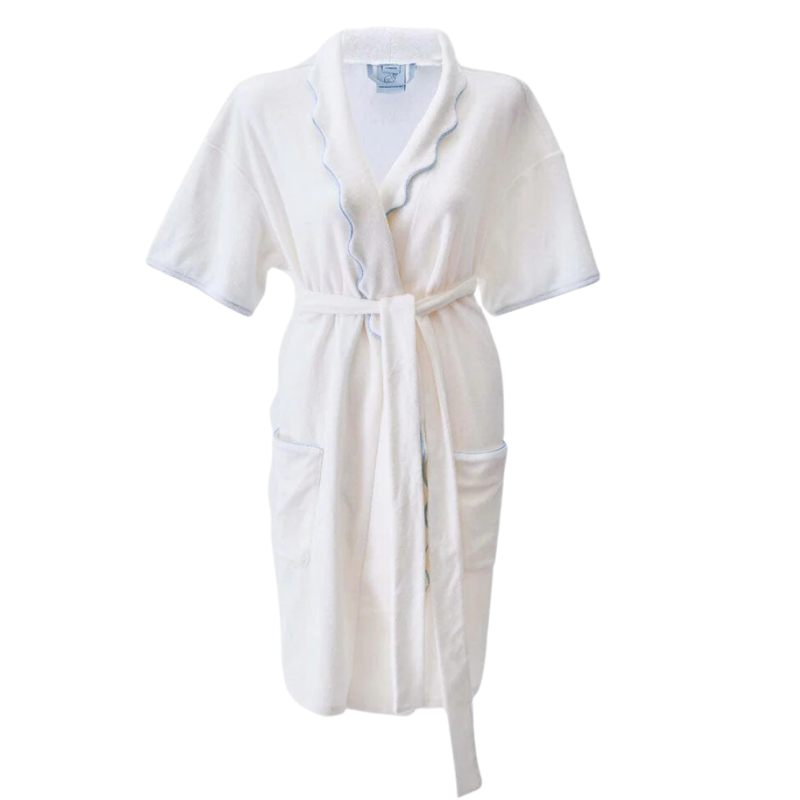 Scalloped Robe Short-