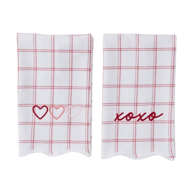 Valentines Kitchen Towels S/2
