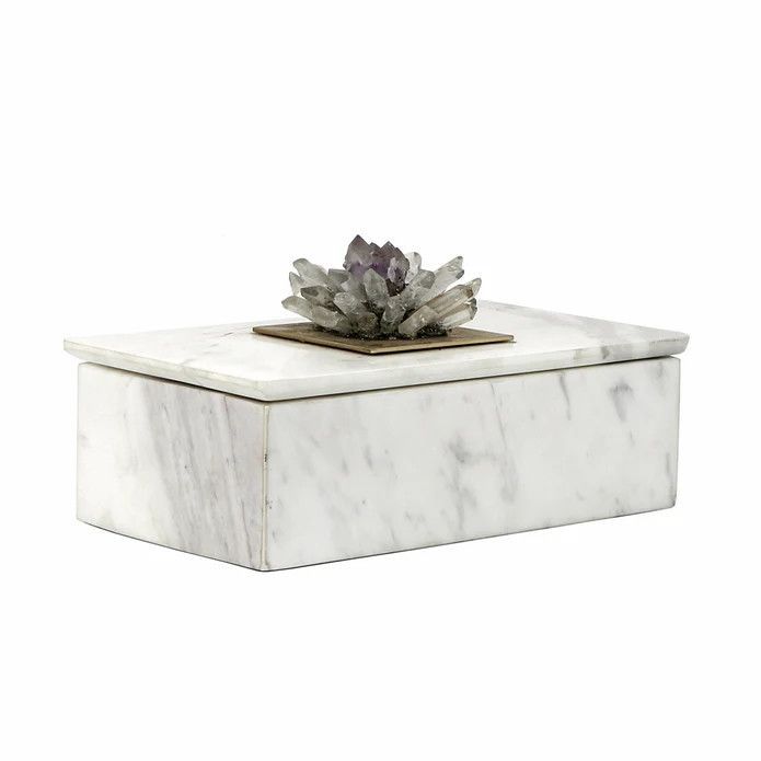 Quartz Flower Box- lg