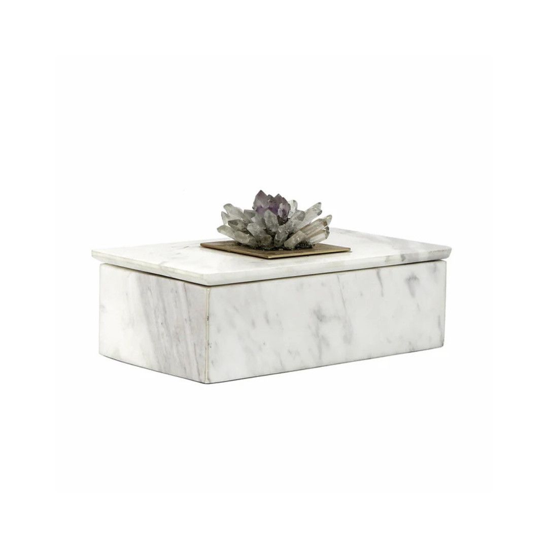Quartz Flower Box- sm