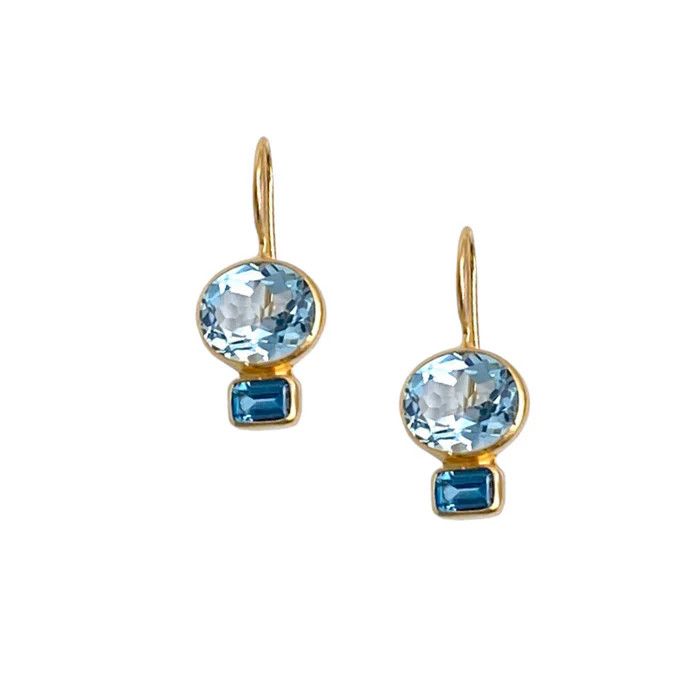 Earrings- Sky Blue, LBT Middie