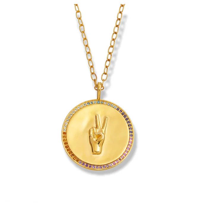 Necklace- Peace Out Charm