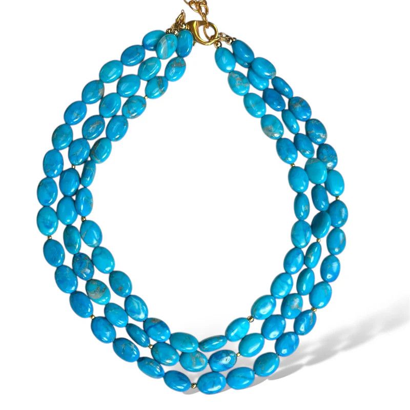 Necklace- Multi Howlite 18&quot;