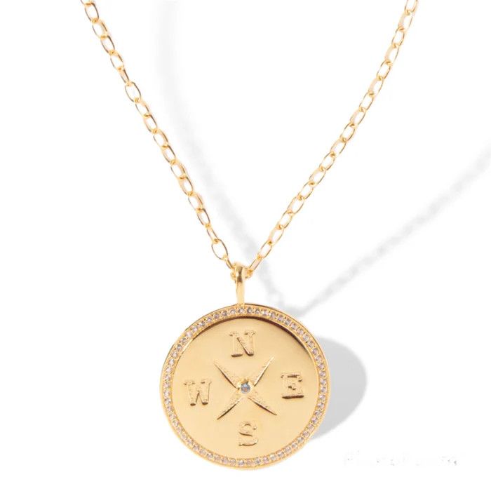 Necklace- Compass Charm