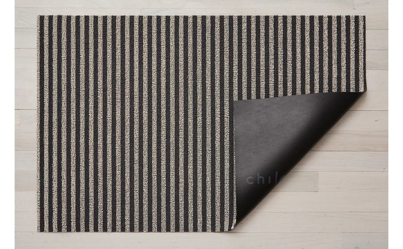 Breton Stripe Shag 18x28 Gravel