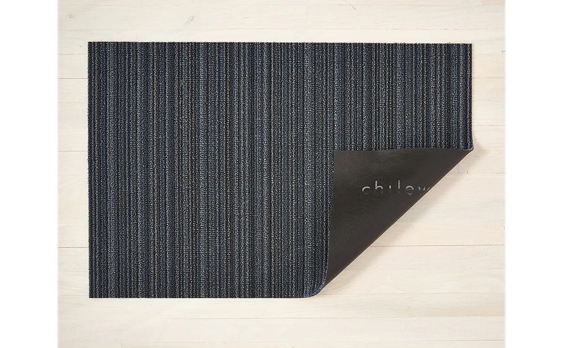 Skinny Stripe Shag 18x28 BLUE