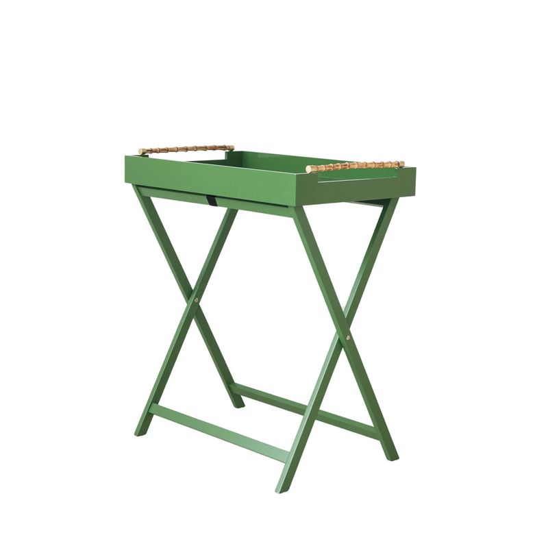 Folding Tray Table, Green