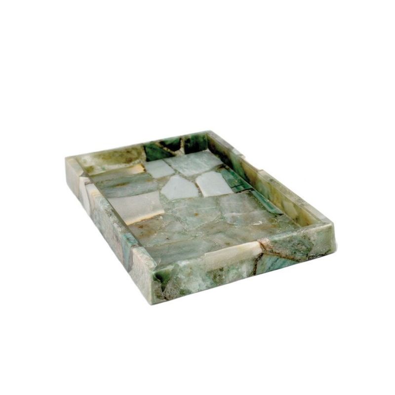 Green Agate Tray- Sm