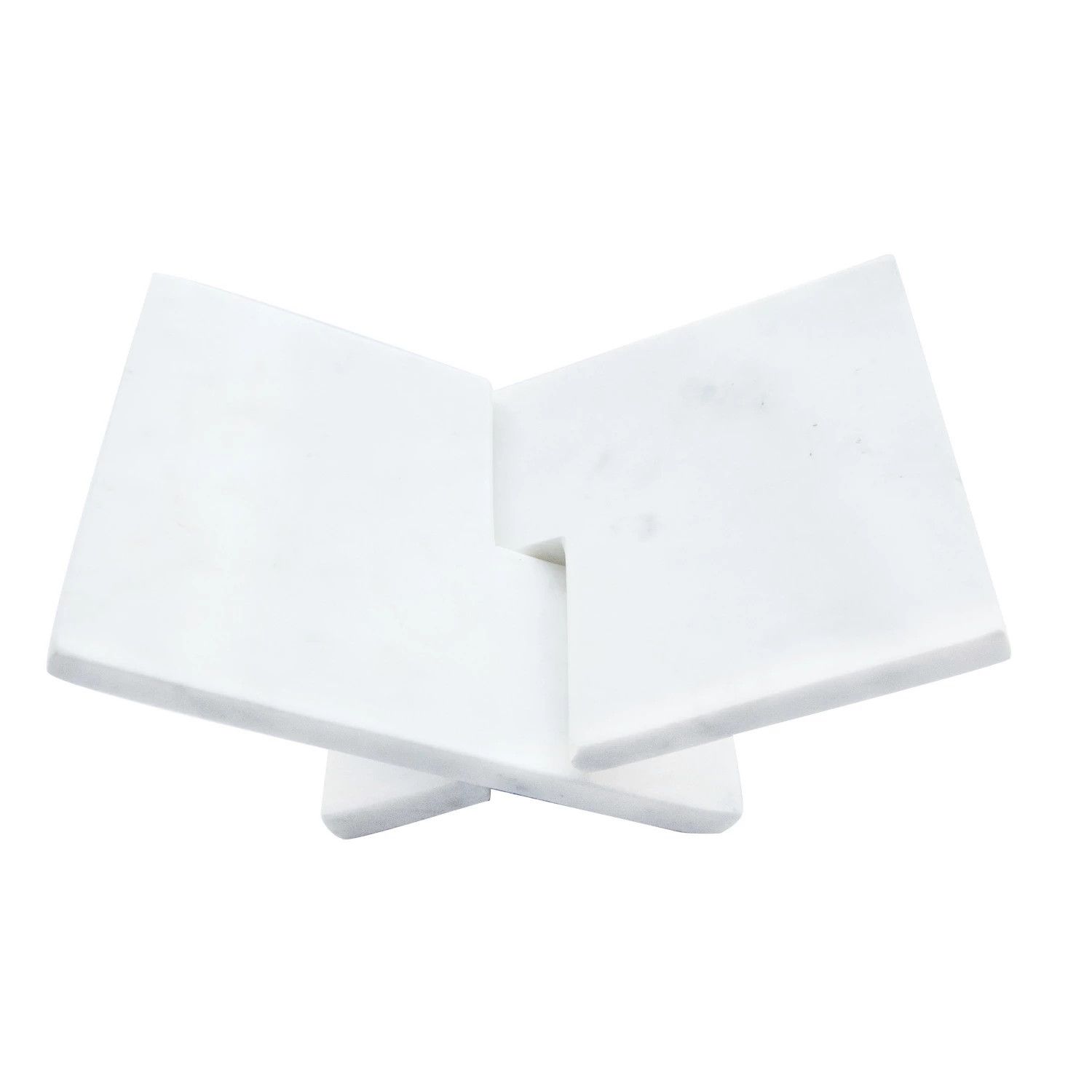 Marble Book Holder, White