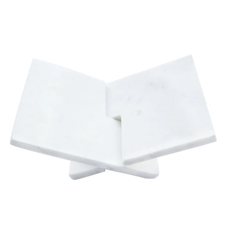 Marble Book Holder, White