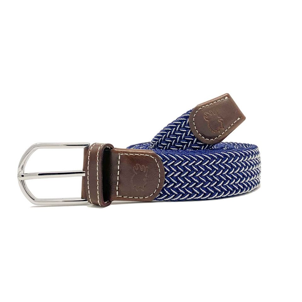 Two-Toned Belt, Color: Ponte Vedra, Size: Small