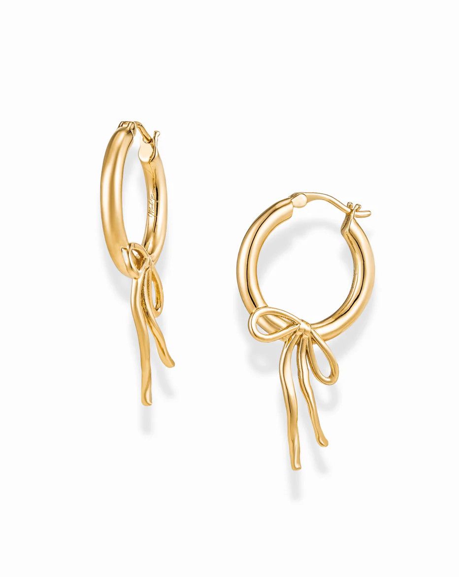 Earrings- Lisette Bow Hoops