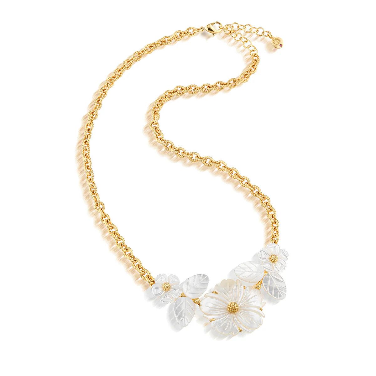 Mermaid Garden Bouquet Necklace MOP