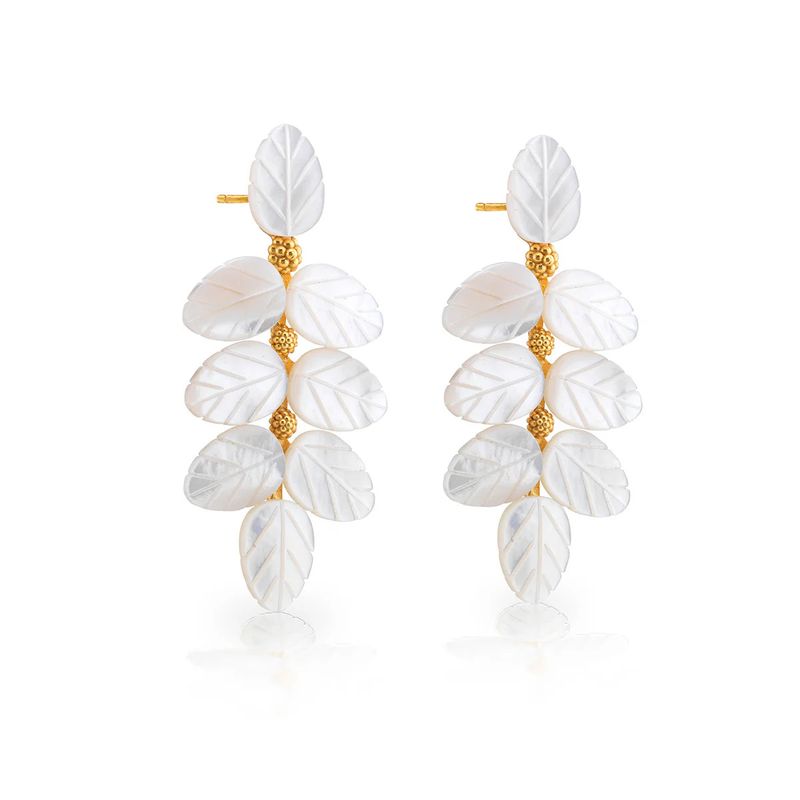 Mermaid Garden Vine Drop Earrings