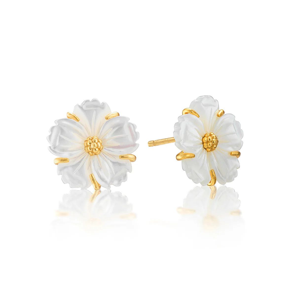 Mermaid Garden Petite Studs MOP
