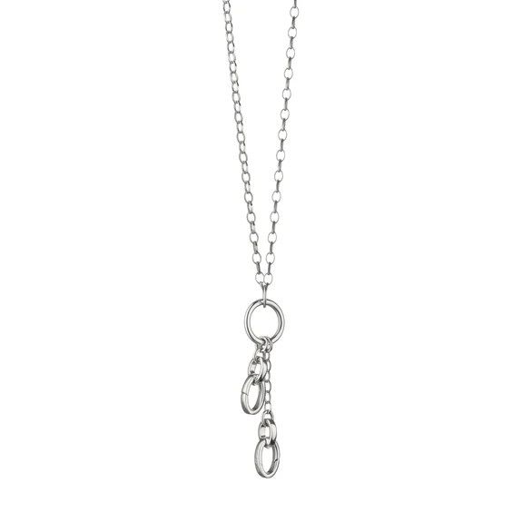 Necklace- SS 18" Chain w. Charm Enhancer