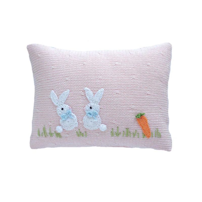 Baby Bunny Mini Pillow Pink