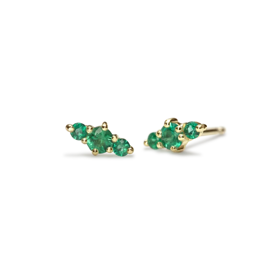 Hanley Earring Emerald 14Y