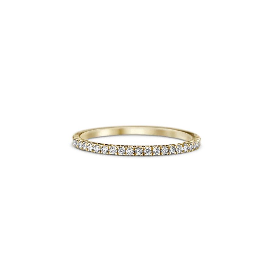 Odo Ring Diamond .33ct 14k Yellow Gold